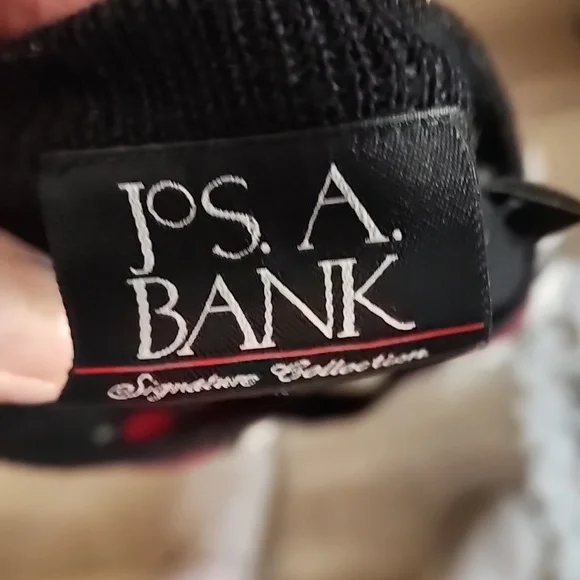 Jos. A. Bank Signature Merino Wool Argyle V-Neck Sweater - Picture 4 of 5